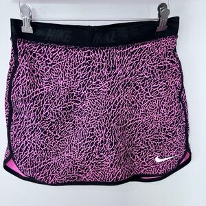 Nike Golf Dri Fit Skort Women’s XS Pink Black Stretch Athletic Skort Athleisure